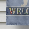 thumbnail image 4 of Carolines Treasures BB5527CHF Black Border Collie Welcome Flag Canvas House Size  Large multicolor, 4 of 4