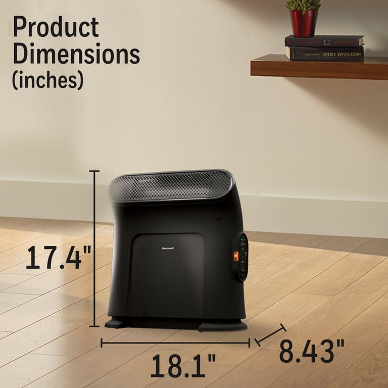 Honeywell Thermawave Electric Heater, Black, HCE860BWM - Walmart.com