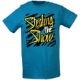 thumbnail image 5 of Dolph Ziggler Blue Stealing the Show And Your Girlfriend Mens T-shirt L, 5 of 6