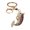 Purple, variant on Bling Rhinestone Dolphin Keychain, Zinc Alloy Car Key Ring, Sea Animal Keychain Pendant for Backpacks Handbag Decoration