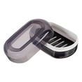 thumbnail image 5 of OUNONA Rectangular Soap Dish Holder Travel Soap Box for Shower 1Pcs, 5 of 7