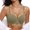 Green, variant on ZZwxWA Bras for Women Soft Support Adjustable Spaghetti Strap Seamless Bralette Full-Coverage Push Up Comfort Everyday Bra
