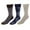 Blue Combo, variant on Gold Toe  Comfort Cushion Argyle Crew Socks (3 Pairs) (Men)