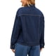 thumbnail image 3 of CHAQUETA DE MEZCLILLA Oversized para Mujeres con Botón Abajo y Bolsillos en el Pecho 2XL Azul Oscuro, 3 of 6