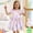 w93# Light Purple63, variant on Toddler Girls Dresses Cute Cartoon Easter Bunny Print Short Sleeve Ruffles Crewneck High Waist Flutter Sleeve Party Dress For Baby Floral Casual Dailywear Sundress Prom Dresses,Green,6-7 Years
