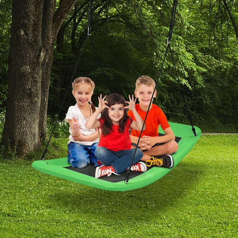 Gymax 700lb Giant 60'' Platform Tree Swing for Kids and Adults