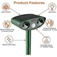 thumbnail image 4 of Repelente ultrasónico para gatos, repelente solar para gatos, repelente ultrasónico para roedores con sensor de movimiento, repelente impermeable para exteriores para gatos y perros., 4 of 5