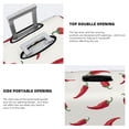thumbnail image 5 of Vsdgher Chili Print Luggage Cover Washable Suitcase Cover Protector Anti-scratch Suitcase cover Fits 18-32 Inch Luggage, 5 of 8