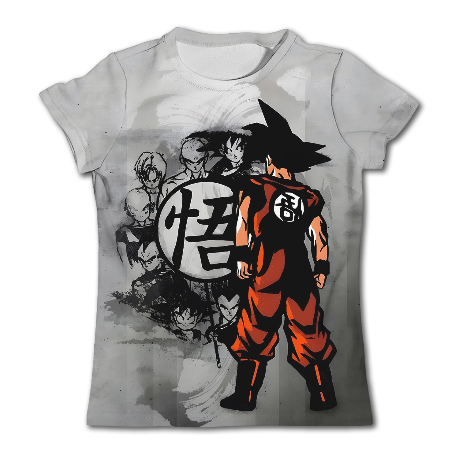 Camiseta de Dragon Ball para ninos camisetas de figuras de Anime Son Goku Super Saiyan ropa de verano de manga corta