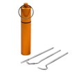 thumbnail image 1 of WREESH 3pcs Stainless Steel Tooth Hygiene Kit,Tooth Care Tooth Cleaning Tools,ooth Scraper Probe Tweezers Tool, 1 of 2