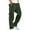 Army Green, variant on JURANMO Mens Casual Joggers Pants,2024 Men Trendy Solid Color Casual Multiple Pockets Outdoor Straight Type Fitness Pants Lightweight Elastic Waist Cargo Pants Drawstring Trousers
