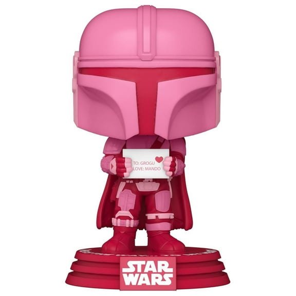 Funko Pop! Star Wars: Valentines - Mandalorian Vinyl Bobblehead