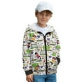 thumbnail image 3 of Chririnla Soccer Pattern Fleece Sweatshirt for Boys and Youth - Trendy Fall Hoodie with Long Sleeve for School and Outdoor, 3 of 7