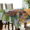 thumbnail image 3 of Qxltty Coconut Orange Slice Square Tablecloth 60×90in Thick Wrinkle Resistant Heat Proof Durable Table Cover for Dining Table, 3 of 9