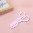 thumbnail image 6 of SLYNSHome Plastic Safe Scissor,Training Scissors Safety Scissors for Art Craft Office Supplies - Pink, 6 of 7