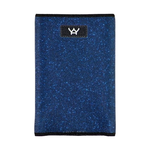 Yay Novelty 1172 The Perfect Slim Wallet for Front Pocket Use - Navy Glitter