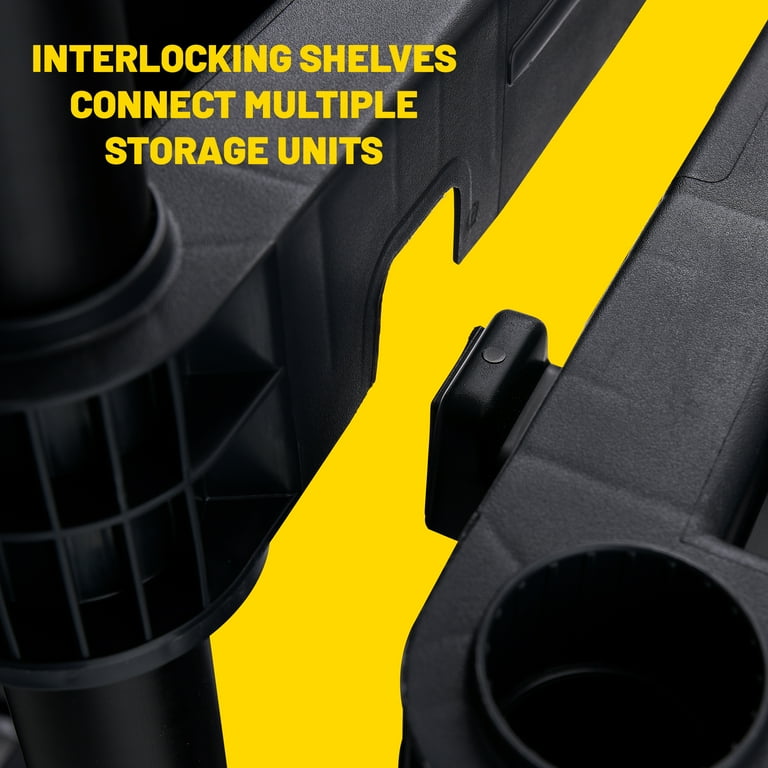 Plano 5 Shelf Heavy Duty Plastic Storage Shelves 73 x 36 x 18 750lb Capacity