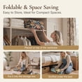 thumbnail image 4 of DEORAB 2x3 Vintage Floral Area Rugs, Machine Washable Rugs for Doorways, Non Slip Rug with Rubber Backing, Door Rug for Bedroom Entryway Dining Home Office, 4 of 11