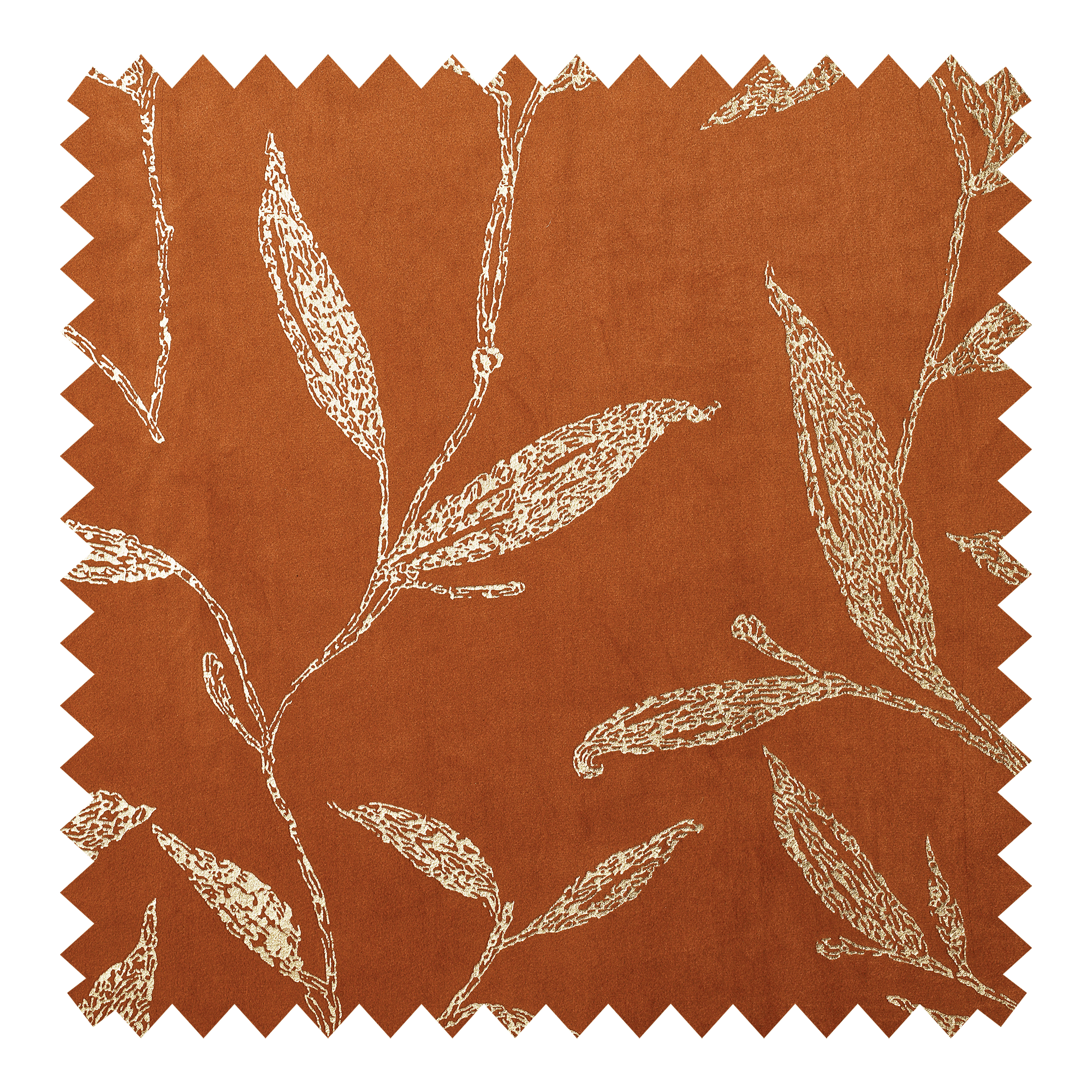 NICETOWN Blackout Velvet Curtains for Living Room, Soft Vintage Leaf Patterned Gold Foil Printed Velvet Curtains Rod Pocket Room Darkening Thermal Insulated Drapes, Gold Brown, 50"x84", 2 Panels