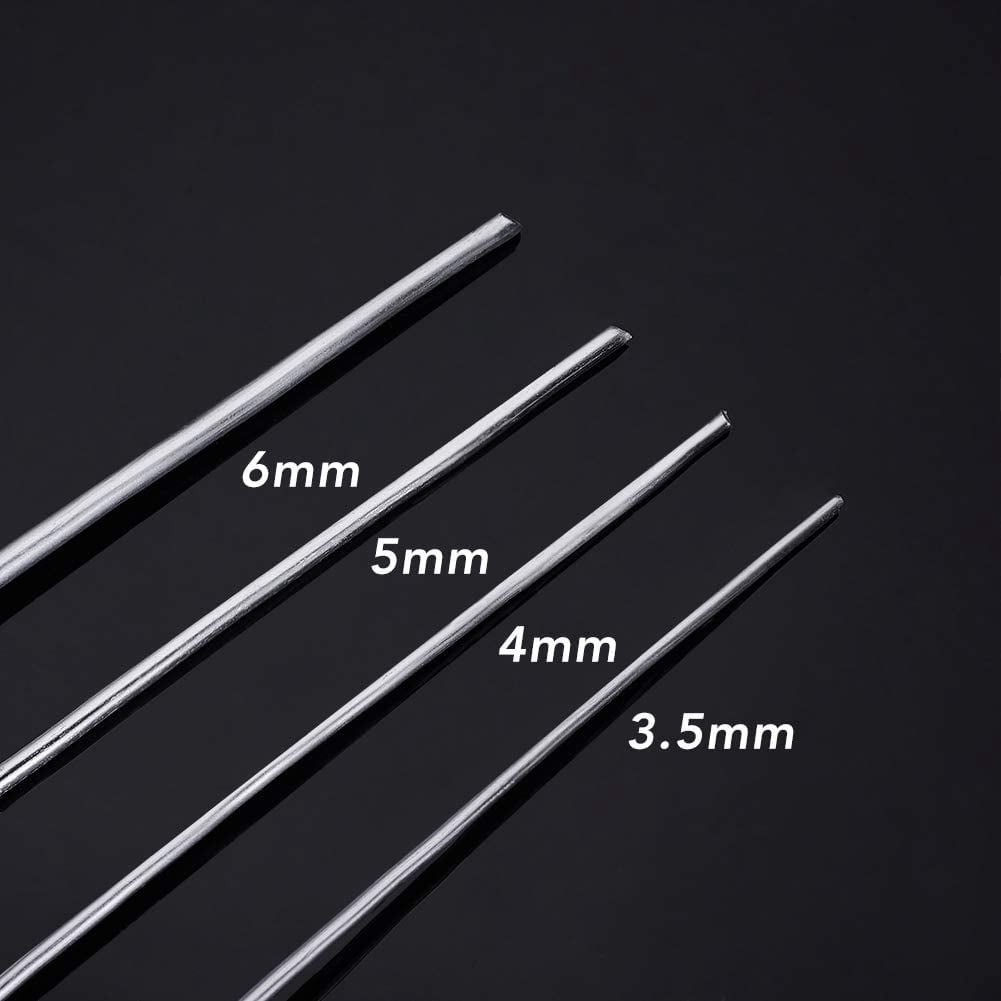 52Feet 6 Gauge Silver Aluminum Wire Bendable Metal Sculpting Wire for Bonsai Trees Floral Skeleton Making Home Decors and Other Arts Crafts Making