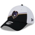 thumbnail image 3 of Men's New Era  White/Black Baltimore Ravens 2023 Sideline 39THIRTY Flex Hat, 3 of 6