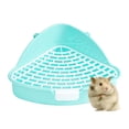 thumbnail image 6 of Rabbit Litter Pan Small Animal Potty Trainer for Hamster Chinchillas Ferrets Blue, 6 of 10