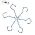 thumbnail image 2 of 35pcs 2 "ganchos de techo de techo gancho tornillo suspensión for uso en interiores y exteriores for luces colgantes linternas, 2 of 5
