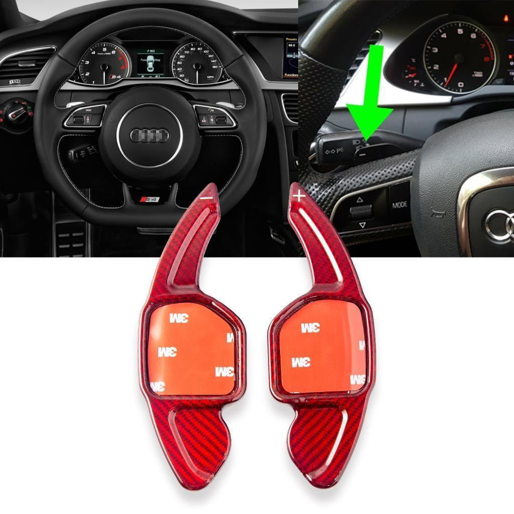 Pinalloy Silver Metal Steering Paddle Shifter Extension for Audi A3 A4 A5 A6 S3 S5 S7