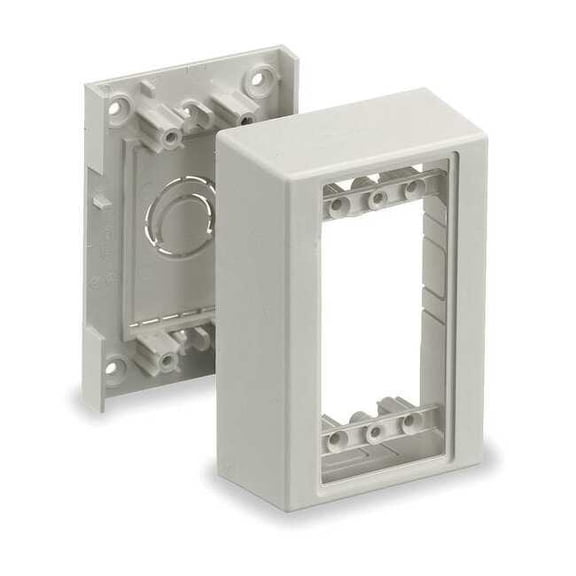 Hubbell PT12SBA Standard Box - Mount Box - Office White - 1 Pack