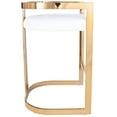 thumbnail image 7 of Butler Specialty Clarence Faux Leather Counter Stool In Gold And White, 7 of 7