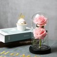 thumbnail image 1 of Romantic Glass Rose Wedding Decoration Home Furnishing Holiday Gifts, 1 of 2