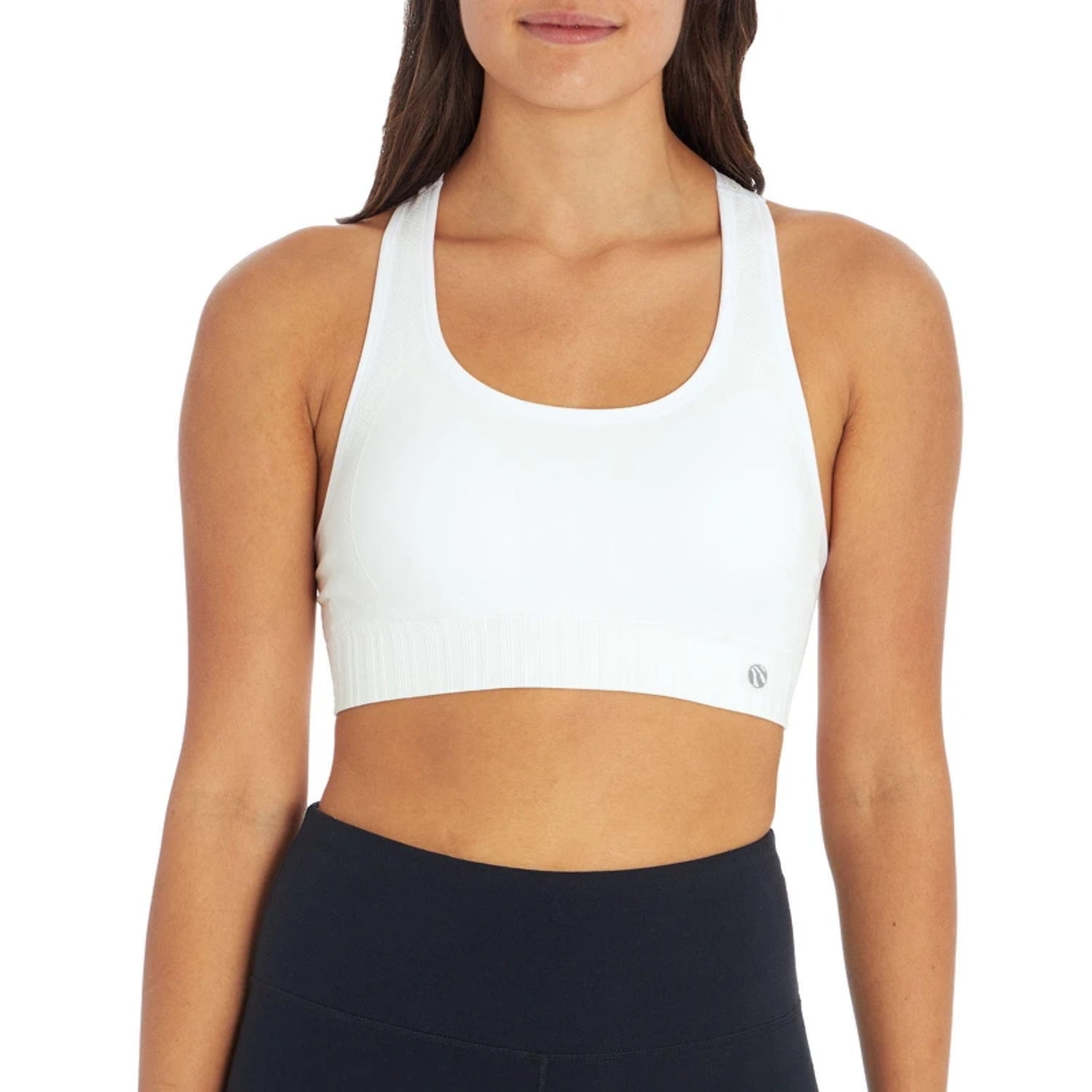 Marika Sports Bra Racerback Non-Wired Medium Impact Frill Strap Removable  Pads