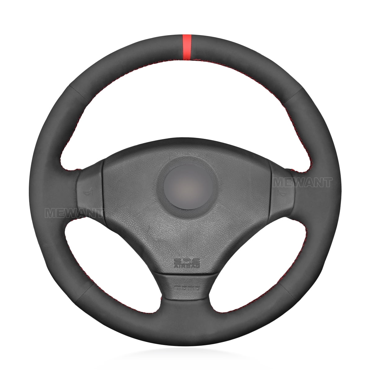 MEWANT Hand Stitch Car Steering Wheel Cover for Toyota Yaris GR