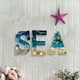 thumbnail image 4 of Letrero de playa para el hogar, decoración de pared costera, letreros de estilo playero, estrellas de mar y conchas azules, letrero de temática playera para el hogar, letras colgantes, decoración de, 4 of 8
