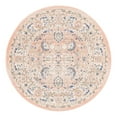 thumbnail image 3 of Unique Loom Whitney Collection Area Rug - Bordeaux (3' 3" Round Powder Pink/Blue), 3 of 7