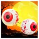 thumbnail image 2 of Decoraciones de diseño de escena navideña con globo ocular de terror inflable de Halloween, decoración luminosa de fantasma de calabaza (rojo), 2 of 5