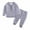Grey, variant on UACY Toddler Outfits for Unisex Children's Spring Autumn Casual Sweatsuit Long Sleeved Solid Color Pants Set Sweater Guard Pants Set