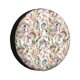 thumbnail image 1 of Fotbe Floral Funda de Llanta de Repuesto con Estampado, Engrosada, Ajuste Universal para Jeep, Remolque, RV, SUV, Camión-16 inch, 1 of 6