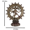 thumbnail image 3 of Large Hindu Supreme God Shiva Nataraja Statue 15"H Cosmic Divine Dancer Tandava, 3 of 9
