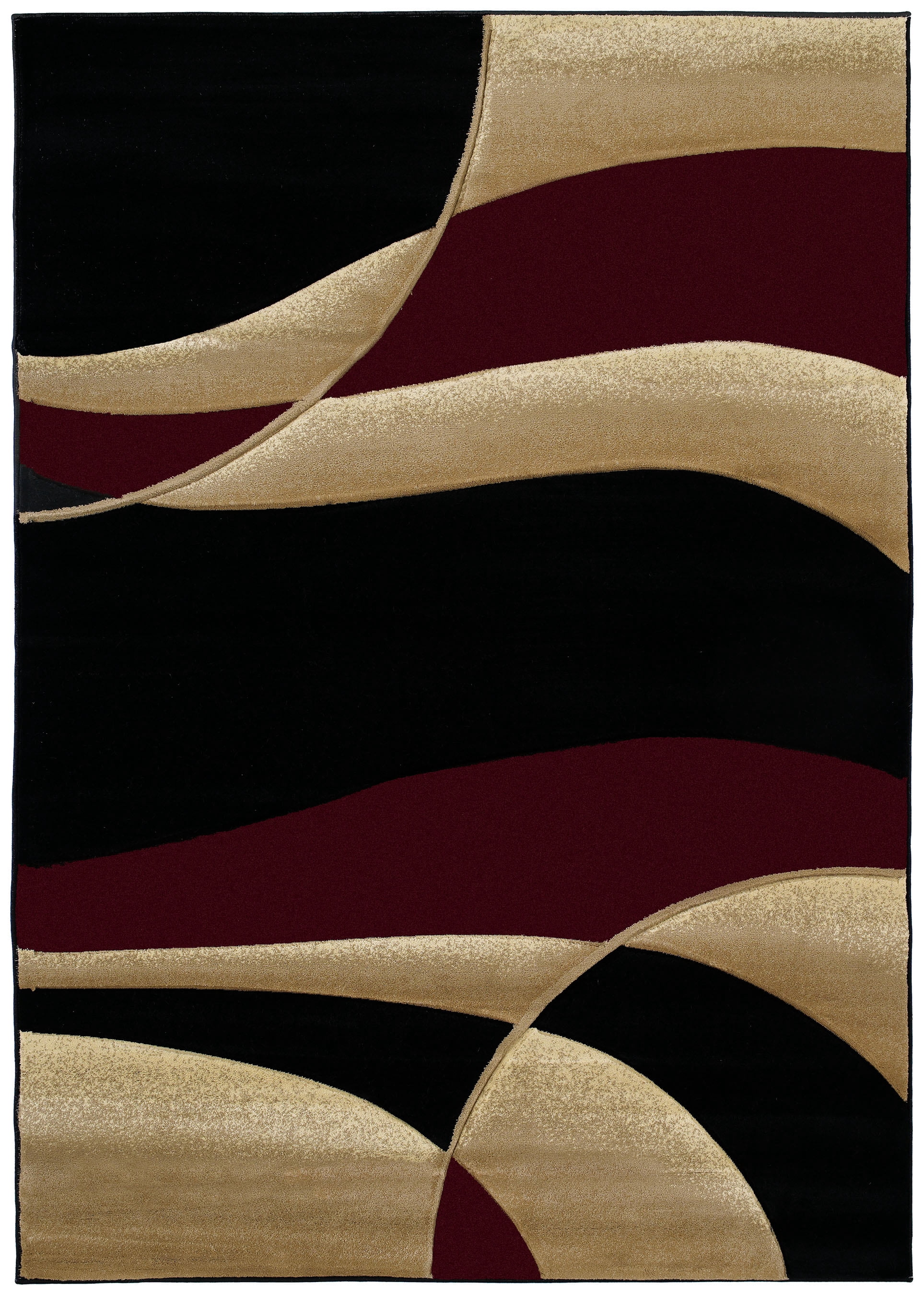 United Weavers Charlize Irmak Geometric Burgundy Woven Polypropylene Area Rug or Runner