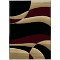 thumbnail image 2 of United Weavers Charlize Irmak Geometric Burgundy Woven Polypropylene Area Rug or Runner, 2 of 2