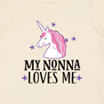 thumbnail image 4 of Inktastic My Nonna Loves Me Unicorn Girls Baby T-Shirt, 4 of 5