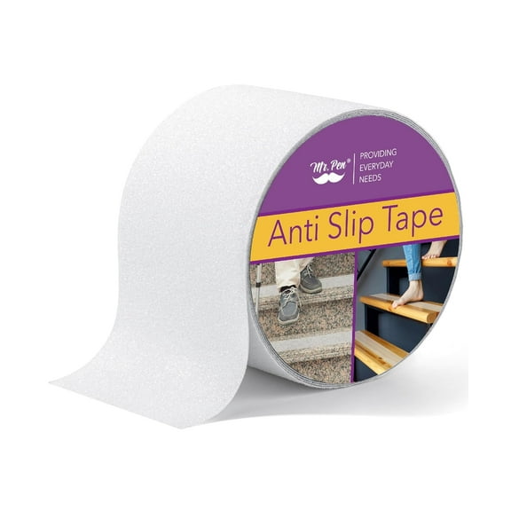 Mr. Pen- Transparent Anti Slip Tape, 4 Inch, 30 Feet, Clear Grip Tape, Non Slip Stair Treads Non-Slip, Stair Grips Non Slip Tape
