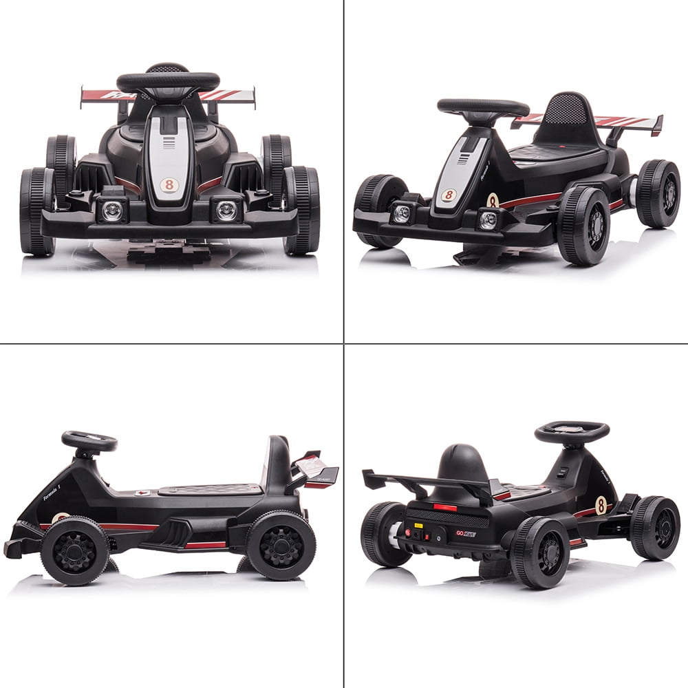 iRerts Black 6V Ride on Go Kart, Battery Powered Ride on Toys for Boys, Kids  Go Cart with Bubble Function, Horn, Forward/Backward, Kids Birthday  Christmas Gifts for 2-5 Year Olds 