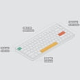 thumbnail image 2 of Teclado mecánico nuphy Air75 V2 75% inalámbrico gris Gateron Aloe, 2 of 7