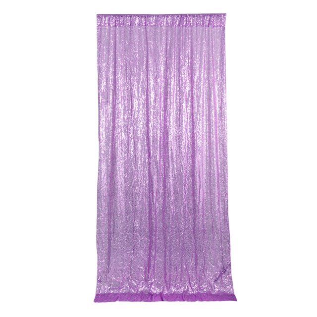 LNGOOR Sequin Curtain - Solid Color - Shiny Long Glitter - Foldable - Party Decoration - Easy Installation - Wedding Party Sequin Panel - Party Favors