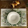 thumbnail image 2 of Monogram Letter F Placemats 12x18 Inch Set of 4 Eucalyptus Farmhouse Sping Summer Place Mats Rustic Holiday Kitchen Dining Decorations for Indoor Outdoor Dinner Party Décor GP038, 2 of 5
