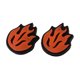 thumbnail image 5 of Juego de 2 amortiguadores de vibraciones de silicona duraderos para raquetas de tenis - raqueta naranja, 5 of 7