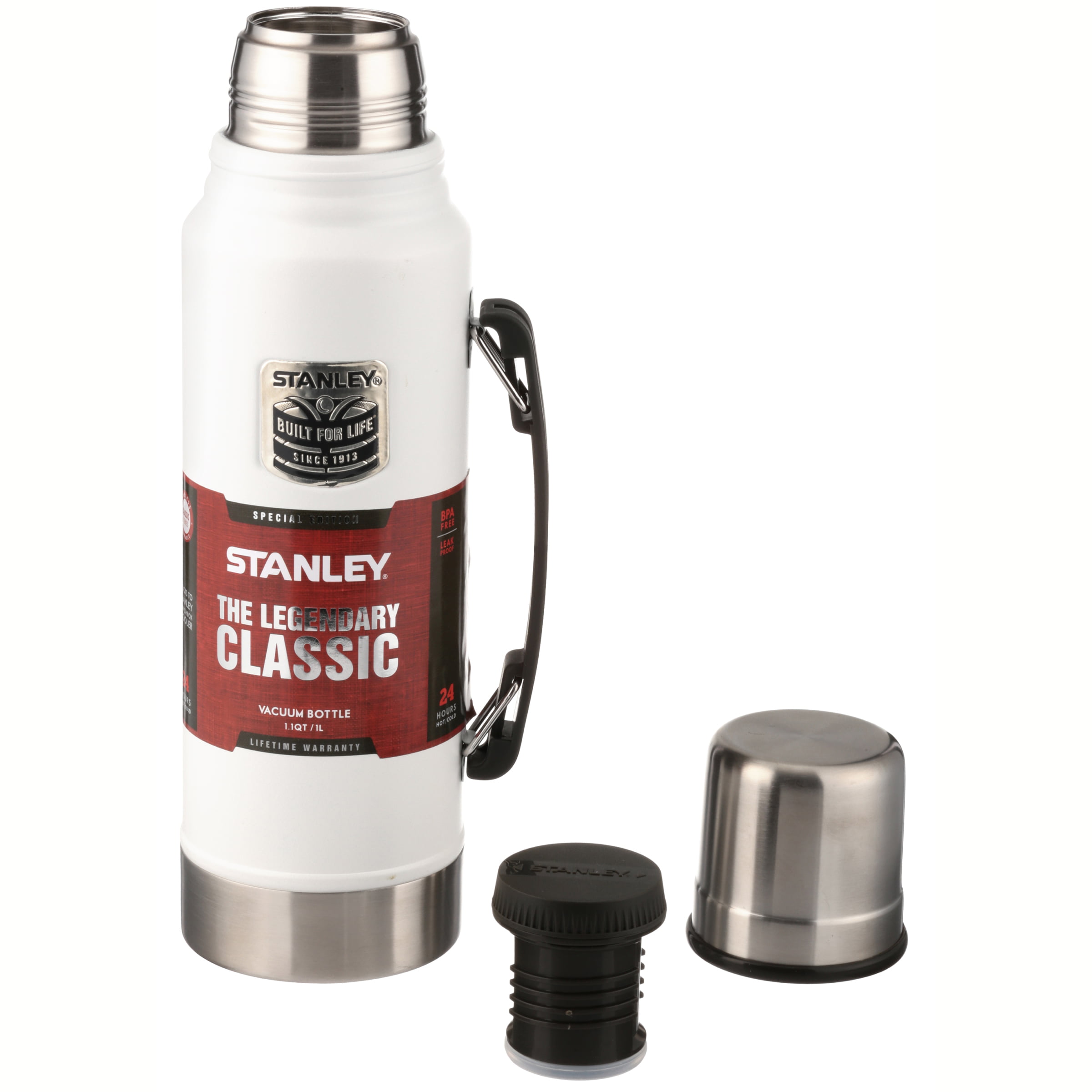 Stanley 500 ml Polar White Thermos - Built-In Pour Spout - Stainless Steel  - Boxed