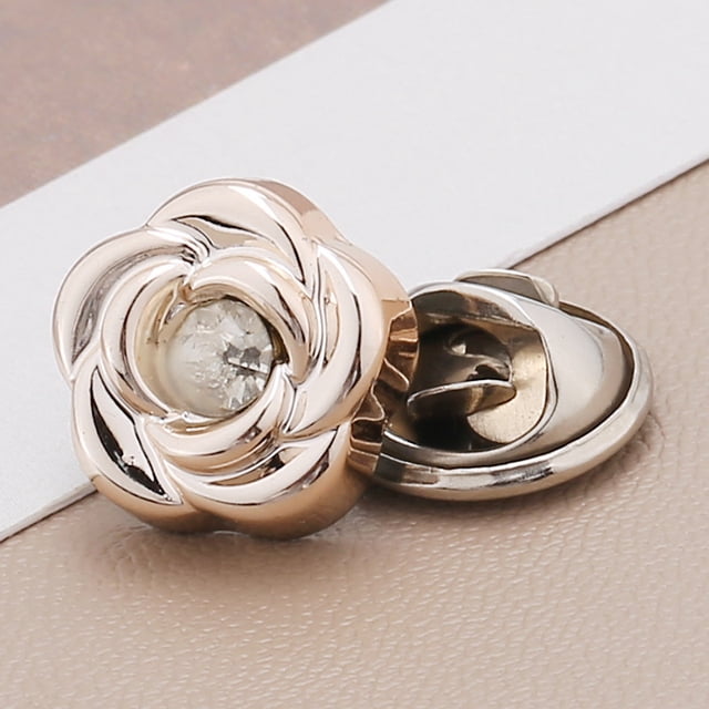 Botón antidesgaste, pequeño broche sin costuras, fijo, extraíble, invisible, botón decorativo para camisa de cuello bajo para mujer